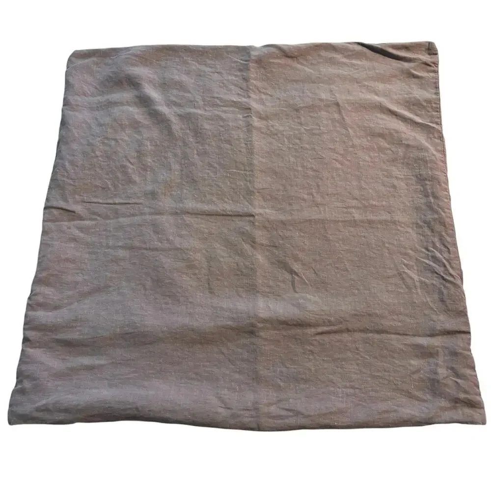 Piglet in Bed Square Euro Pillow Sham Linen Lavender Purple 26x26